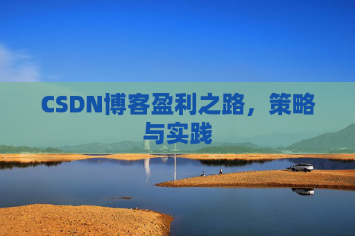 CSDN博客盈利之路，策略与实践
